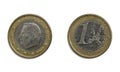 OneÃÂ euro denomination circulation coin